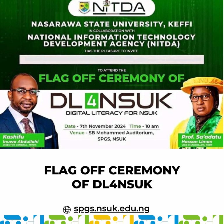 NSUK Pioneers Digital Literacy As NITDA Partners CISCO For Flags Off Ceremony.