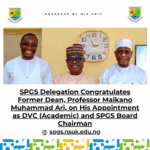 SPGS Staff Congratulate Professor Ari on His Appointment as DVC (Academic)