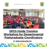 SPGS Holds Training Workshop for Departmental Postgraduate Coordinators