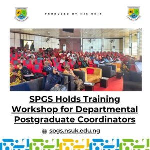Read more about the article SPGS Holds Training Workshop for Departmental Postgraduate Coordinators