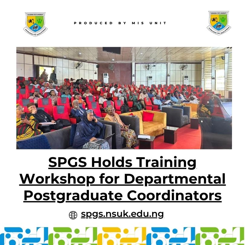 You are currently viewing SPGS Holds Training Workshop for Departmental Postgraduate Coordinators